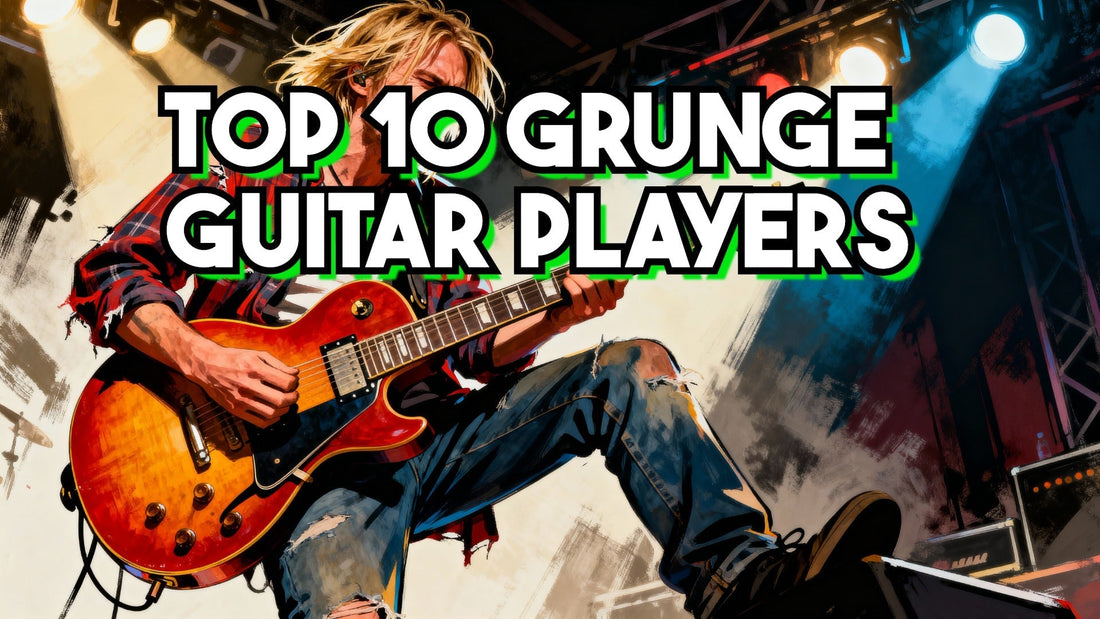 Riff Kings of the Flannel Brigade: The Top 10 Most Influential Grunge Guitarists 🤘