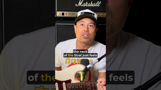 Stratocaster versus Les Paul, It's 1 Louder feature on the guitar tones that defined rock
