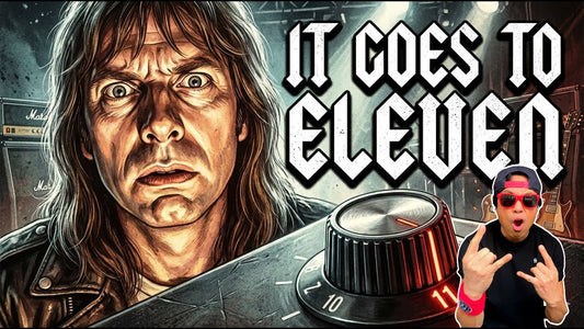 Spinal Tap Nigel Tufnel amps that go to 11, It's 1 Louder podcast episode on 7 wild Spinal Tap stories