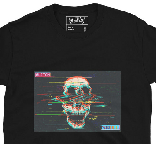 Glitched Skull Tee